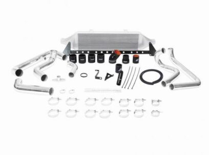 Mishimoto tarpinis aušintuvas Subaru WRX 2008-2014 priekinio tvirtinimo + vamzdžių komplektas