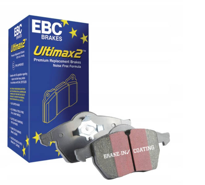 DP1016 - Zestaw klocków hamulcowych Seria ULTIMAX2 EBC Stabdžiai DAIHATSU | Cuore | Mira