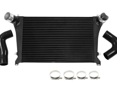 Sugadintas TurboWorks tarpinis aušintuvas VW Jetta Passat Golf 7 R GTI Audi A3 S3 8V Skoda Octavia 3 RS 1.8T 2.0T 50mm