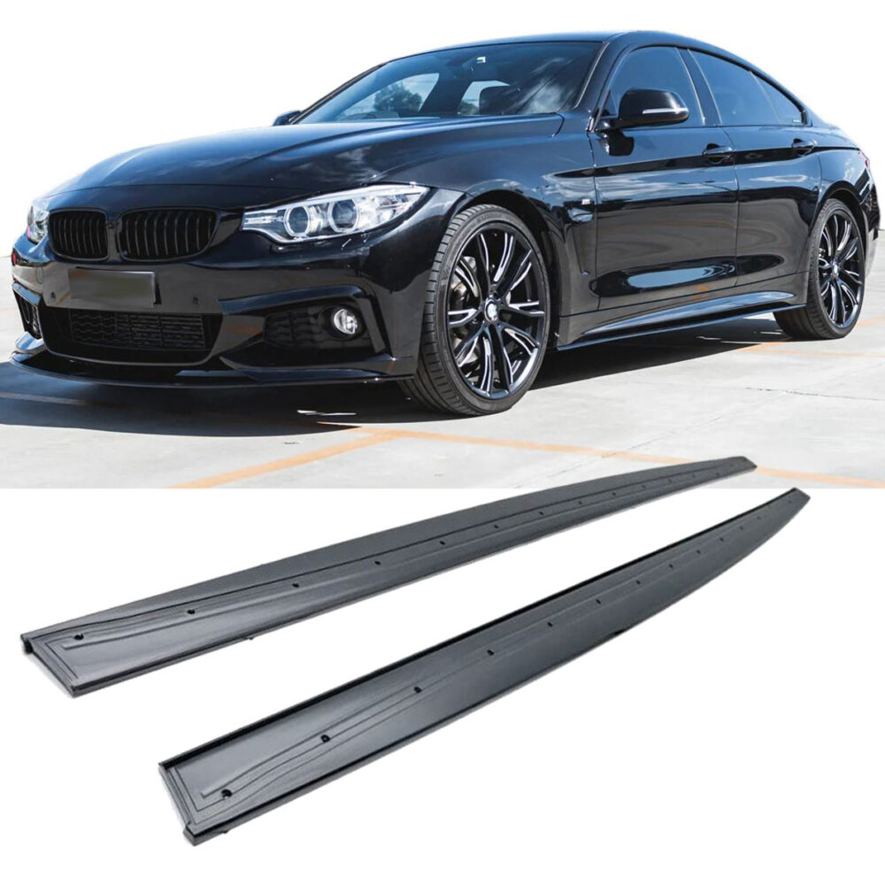 Poslenksčių apdailos BMW 4 Serijos F32 / F33 / F36 Juodos blizgios