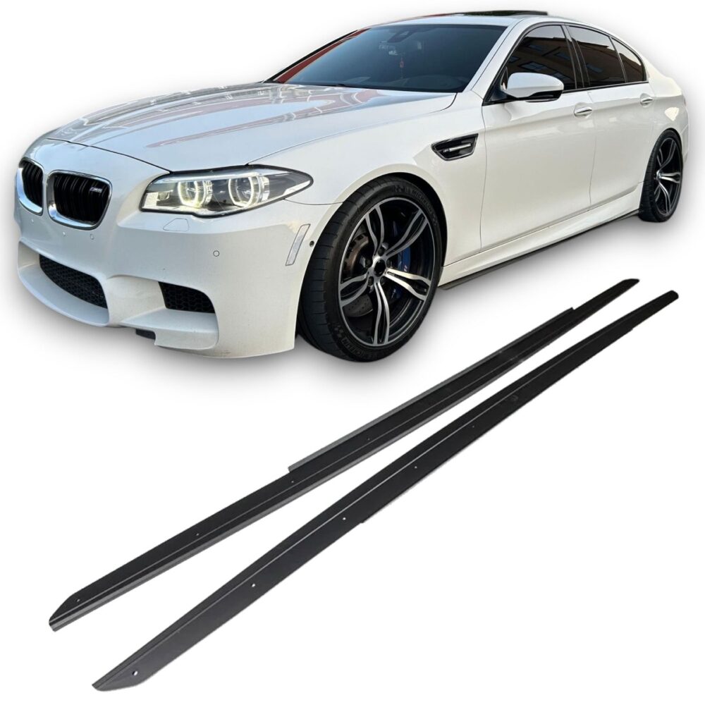 M-Sport poslenksčių apdailos BMW 5 Serijos F10 / F11 juodos blizgios