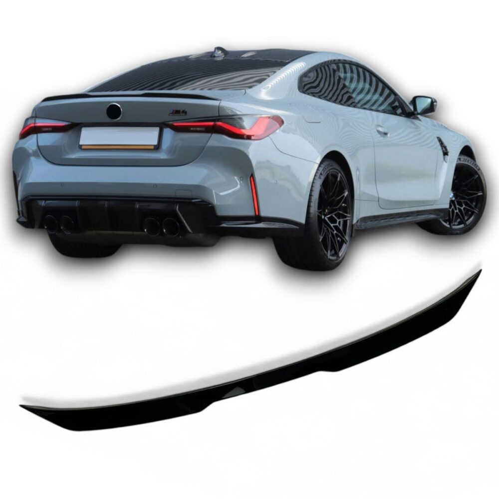 Galinio dangčio spoileris BMW 4 Serijos G22 (Juodas) M4 CS dizainas