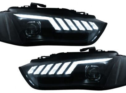 LED DRL priekinių žibintų komplektas Audi A4 B8.5 Facelift (2012-2015)