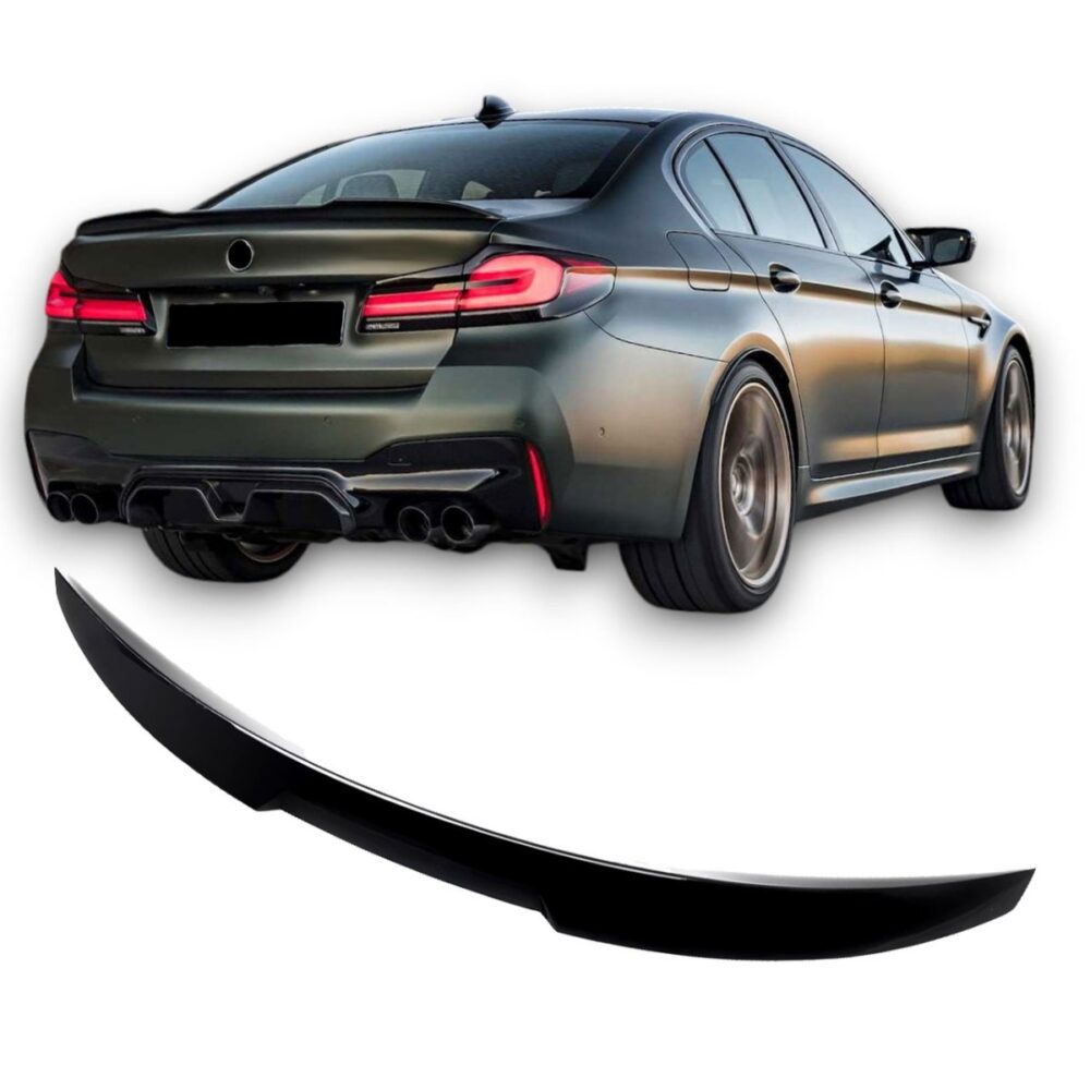 Galinio dangčio spoileris skirtas BMW 5 G30 Sedanui M5 CS DESIGN (Juodas blizgus)
