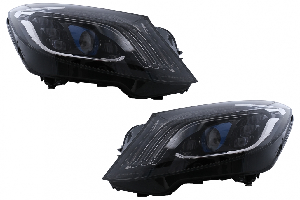 Full LED žibintų komplektas Mercedes-Benz S-Class W222 (2013-2017) Facelift išvaizdos