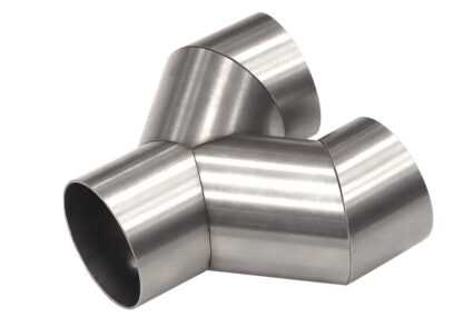 Nerūdijančio Y formos vamzdžio kolektorius 3″-3″ 76 mm
